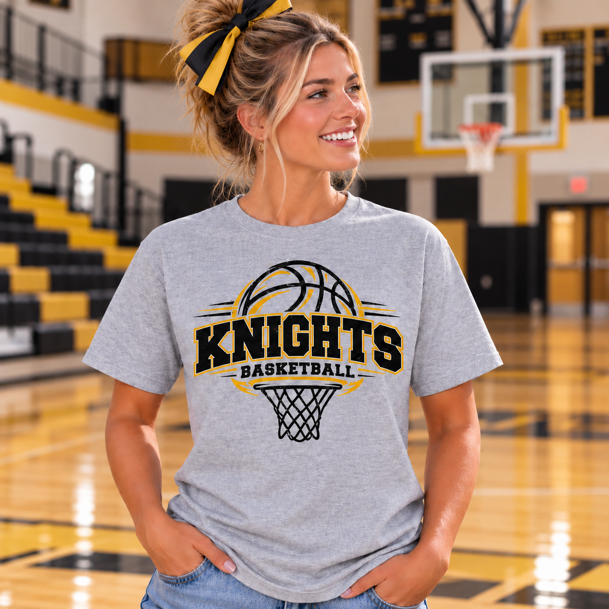 South Holt Knights Basketball Hoop