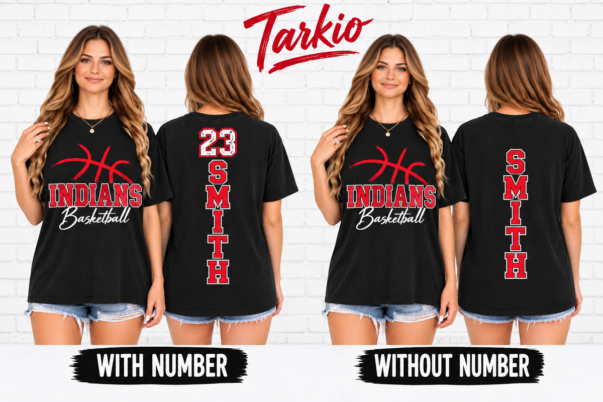 Tarkio Indians Personalized Basketball