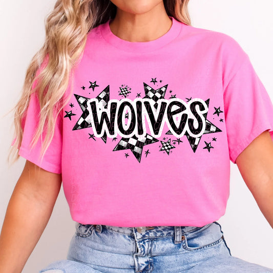 Checkered Stars Wolves