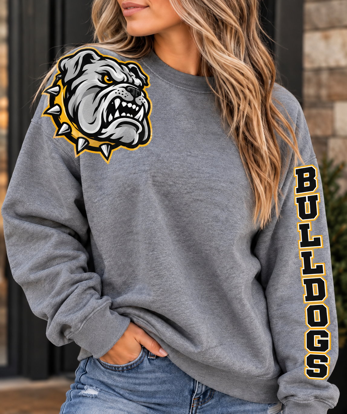 Stanberry Bulldogs Sleeve Sweatshirt