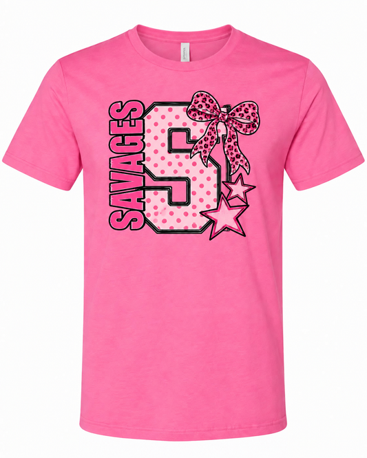 Savannah Savages Pink Out Tee