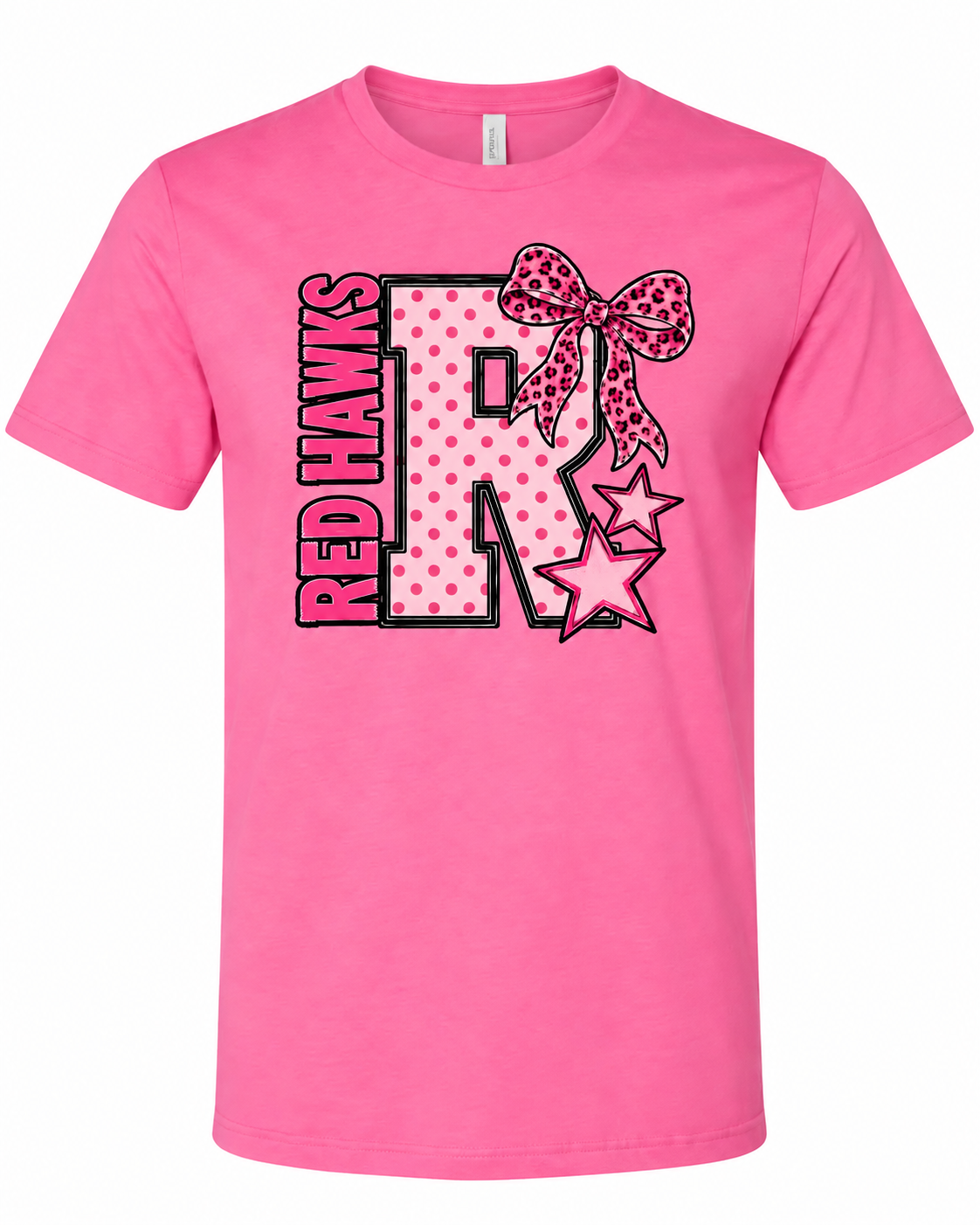 Hiawatha Red Hawks Pink Out Tee