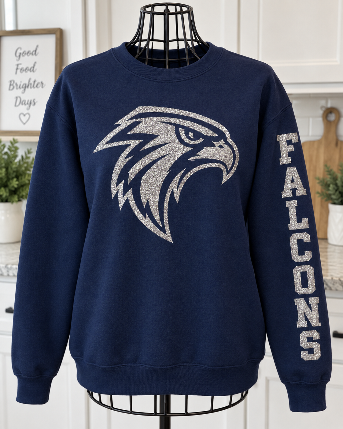 St. Gregory's Falcons Glitter Mascot Crew