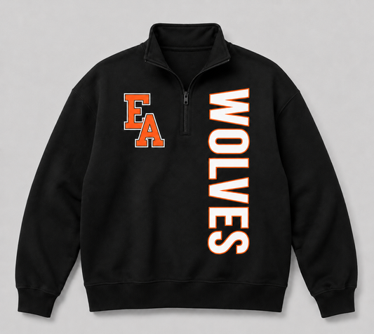 East Atchison Wolves Quarter Zip Sweatshirt