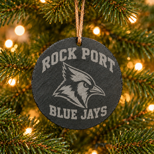Blue Jays Rock Port Slate Ornament