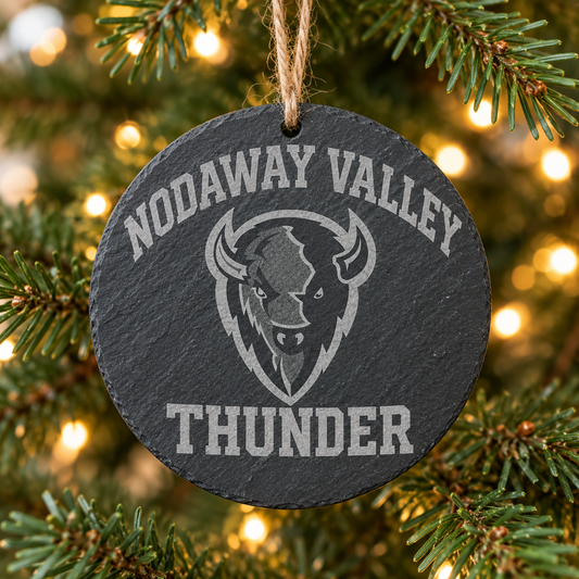 Thunder Nodaway Valley Slate Ornament