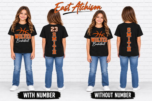 Youth East Atchison Wolves Personalized Basketball