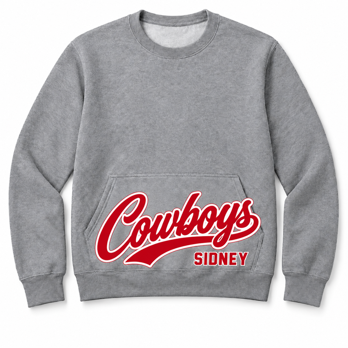 Sidney Cowboys Script Spirit Sweatshirt