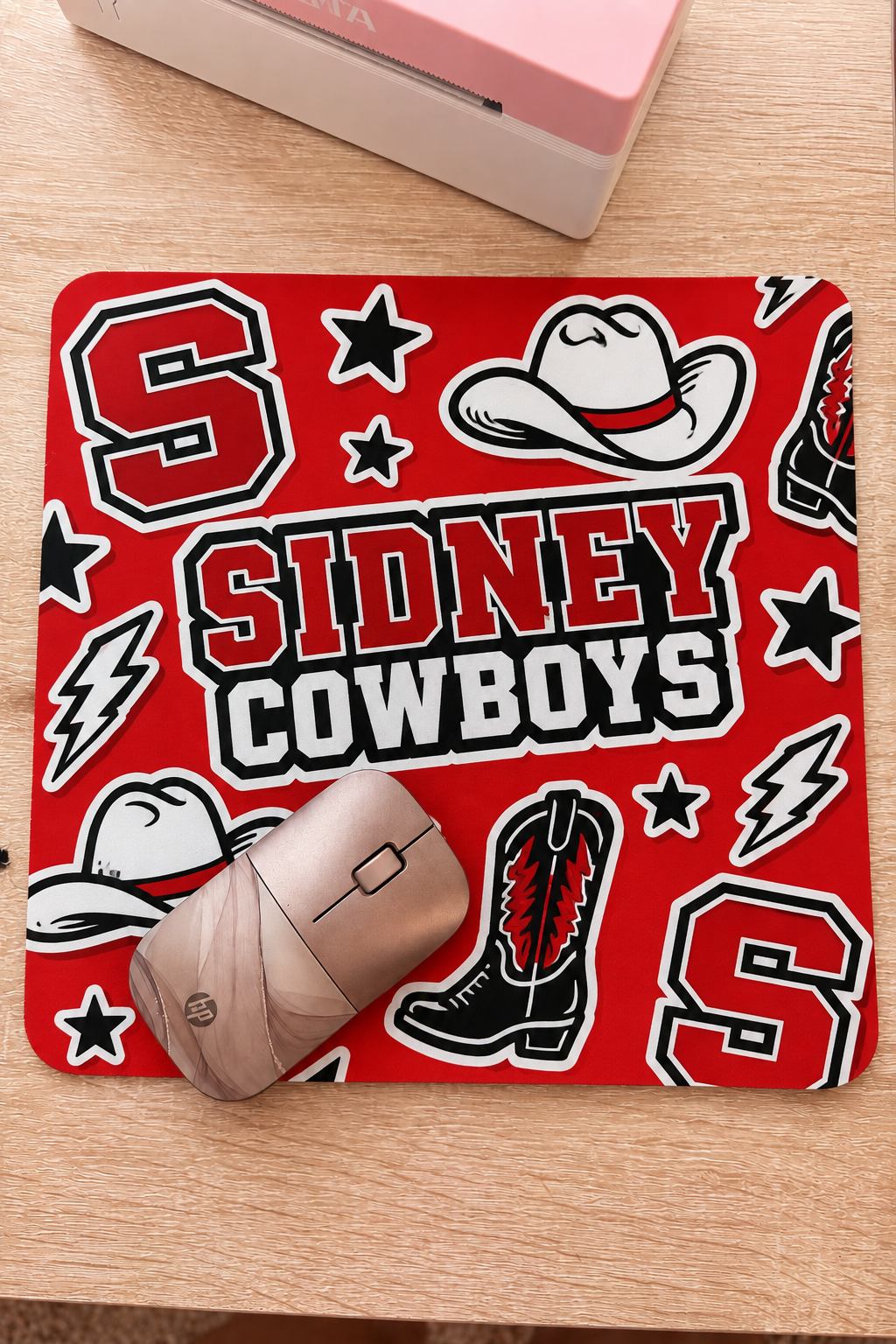 Sidney Cowboys Mascot Mouse Pad