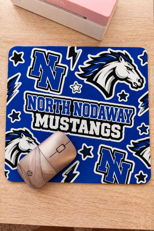 North Nodaway Mustangs Mascot Mouse Pad