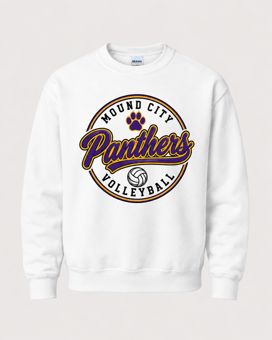 Mound City Panthers Volleyball Spirit Wear - Circle Badge