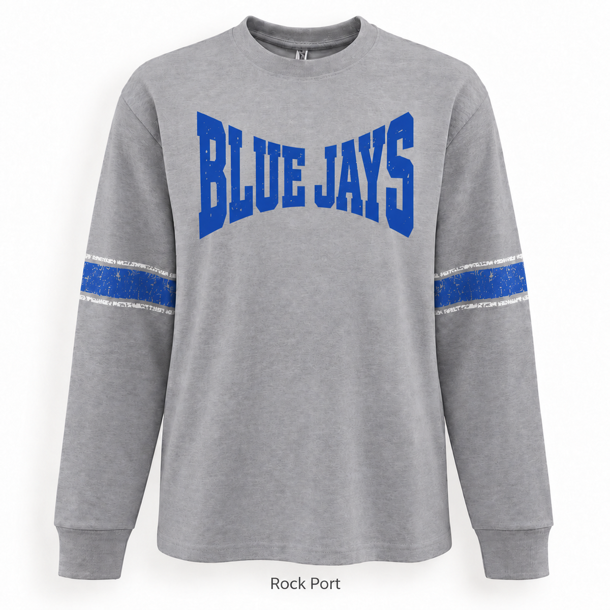 Rock Port Blue Jays Heavyweight Vintage Stripe Jersey
