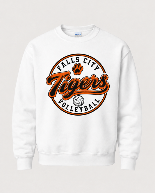 Falls City Tigers Volleyball Spirit Wear - Circle Badge