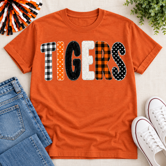Falls City Tigers Faux Chenille Tee