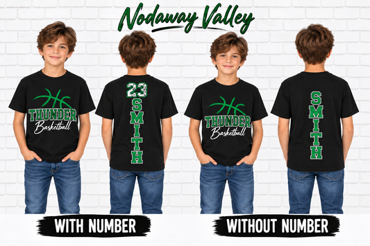 Youth Nodaway Valley Thunder Personalized Basketball