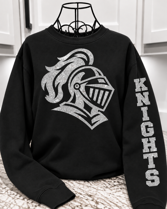 South Holt Knights Glitter Mascot Crew