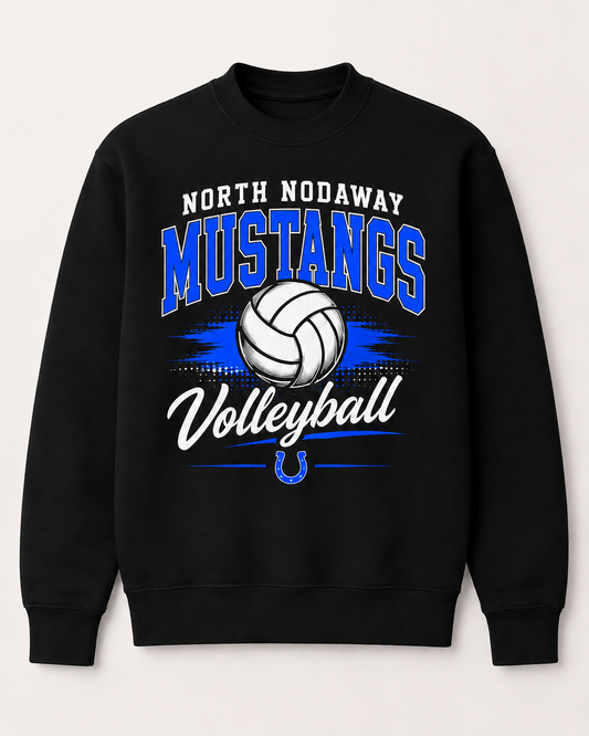 North Nodaway Mustangs Volleyball Spirit Wear - Varsity Block