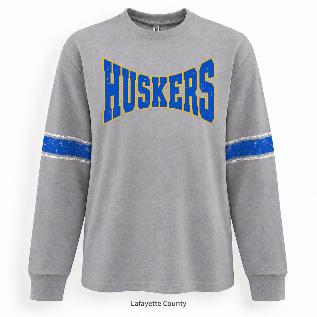 Lafayette County Huskers Heavyweight Vintage Stripe Jersey