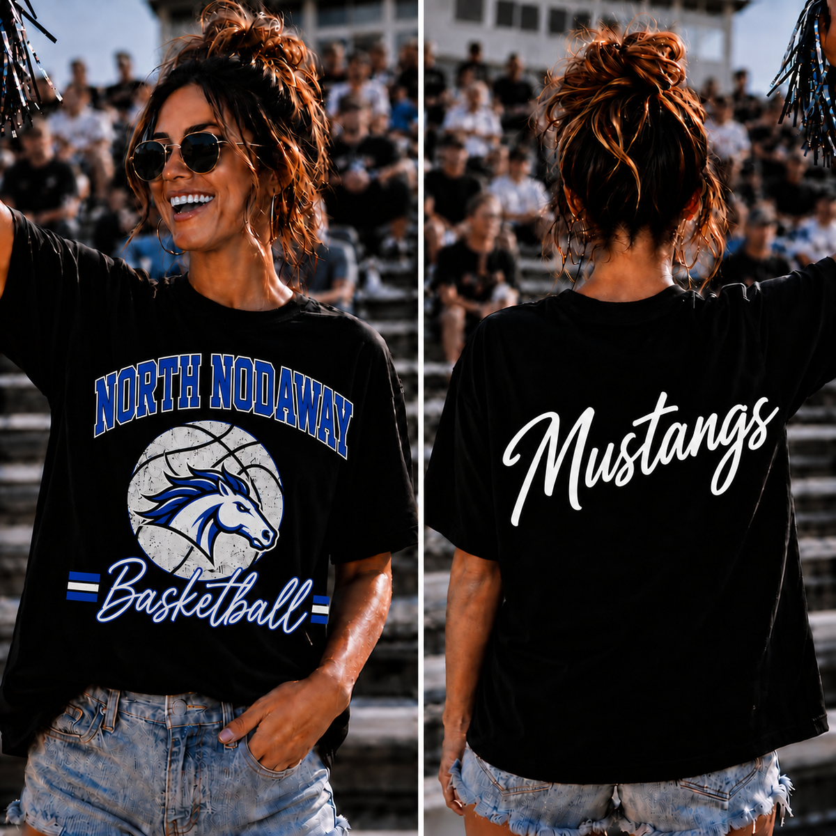 North Nodaway Mustangs Adult Custom Gameday Tee