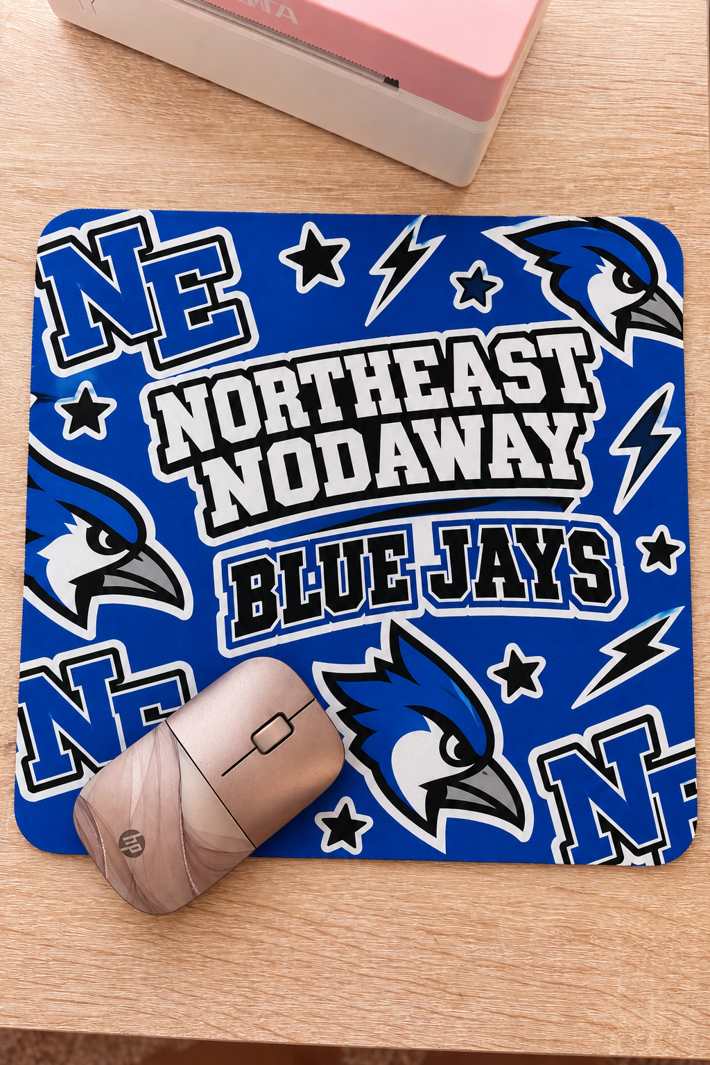 Northeast Nodaway Blue Jays Mascot Mouse Pad
