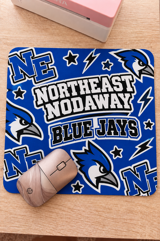 Northeast Nodaway Blue Jays Mascot Mouse Pad