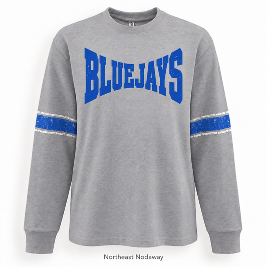 Northeast Nodaway Blue Jays Heavyweight Vintage Stripe Jersey