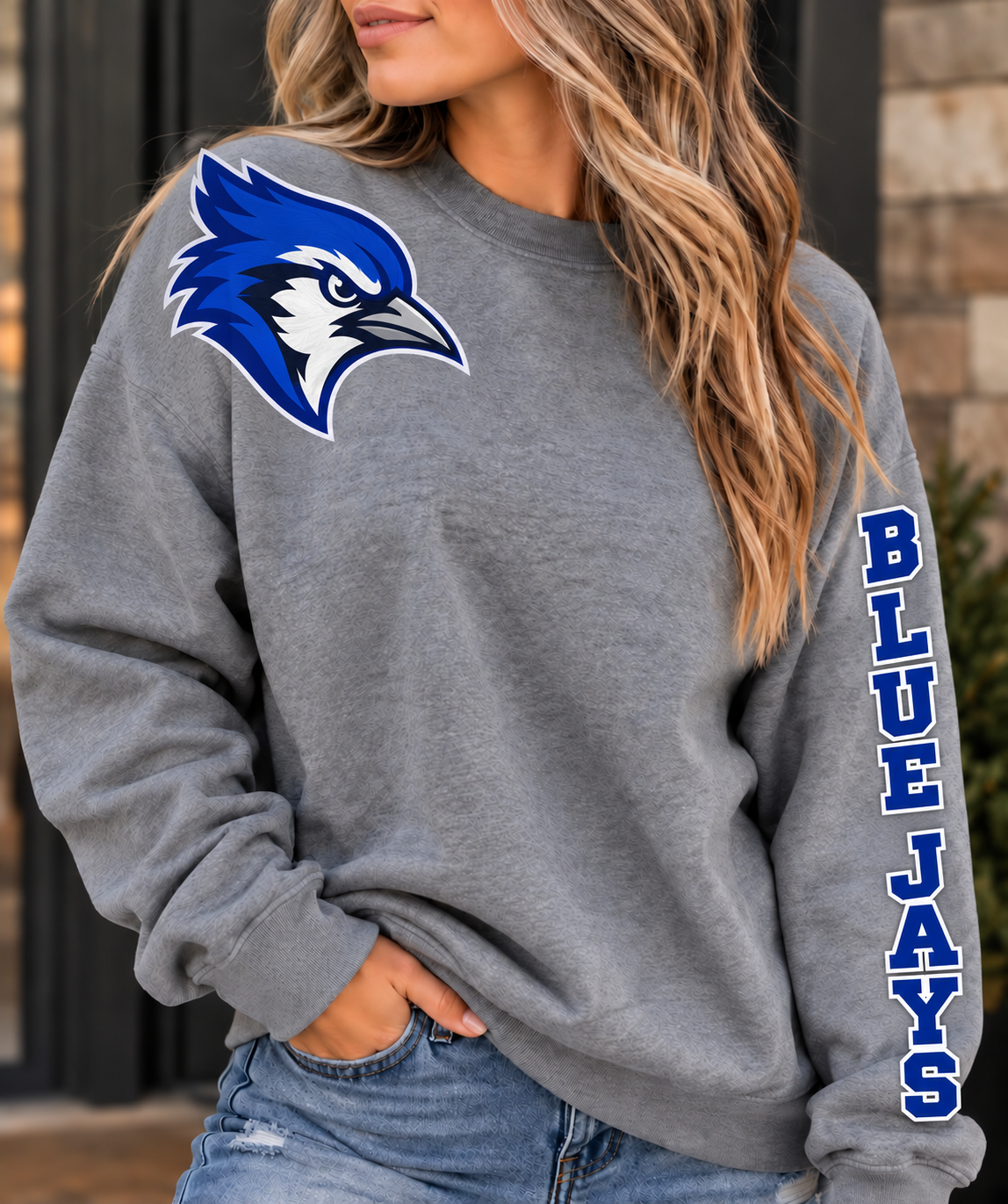 Rock Port Blue Jays Sleeve Sweatshirt