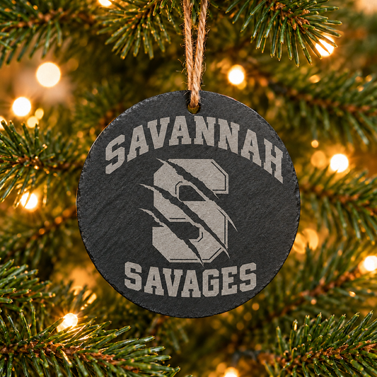 Savages Savannah Slate Ornament