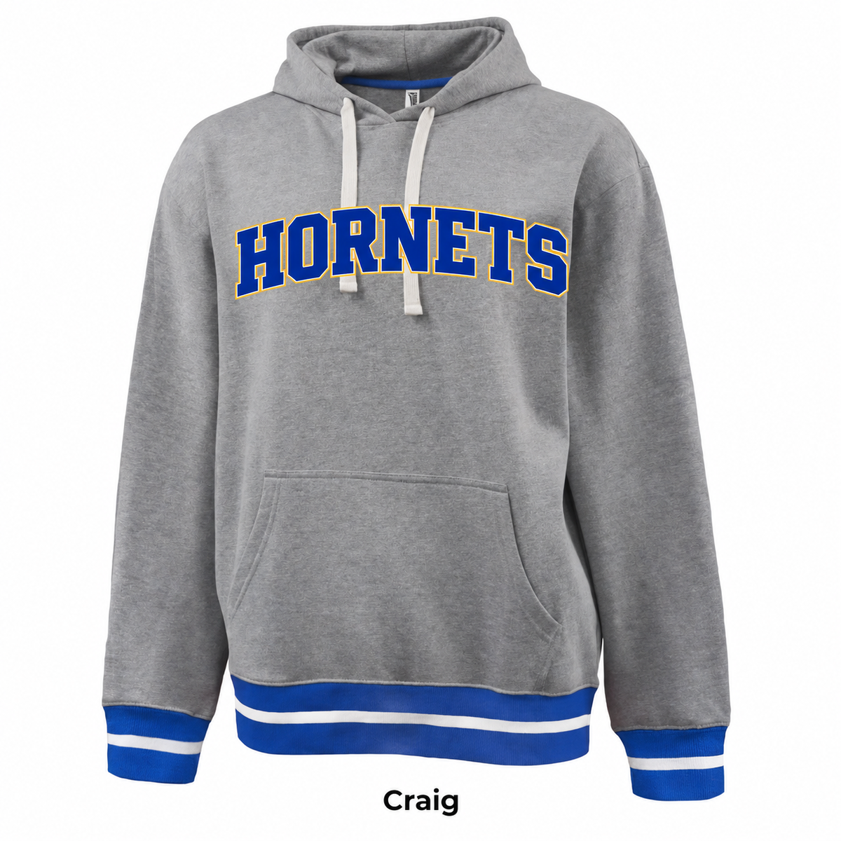 Craig Hornets Varsity Rib Trim Hoodie