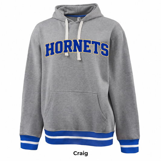 Craig Hornets Varsity Rib Trim Hoodie