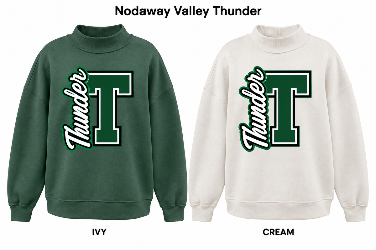 Nodaway Valley Thunder Mockneck - Pick Your Design - Pre-Order