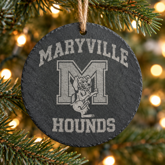 Hounds Maryville Slate Ornament