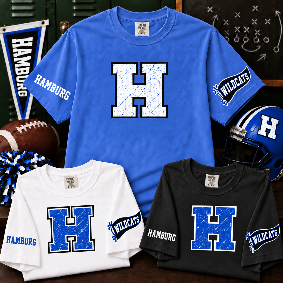 Hamburg Wildcats Varsity Team Tee