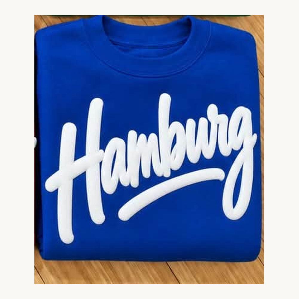 Hamburg Puff Print Tee, Crew & Hoodie