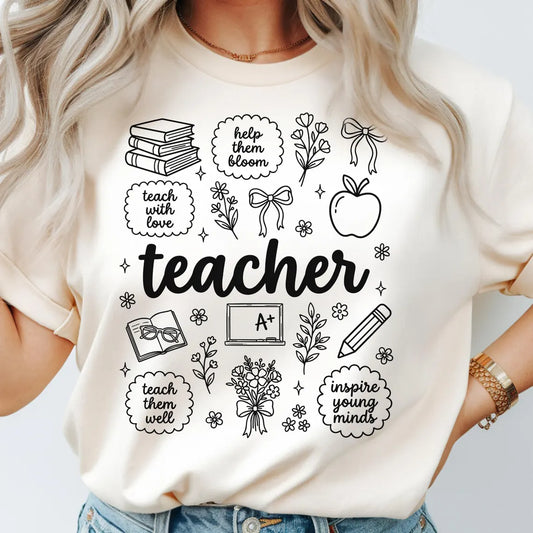 Teacher Doodle Tee
